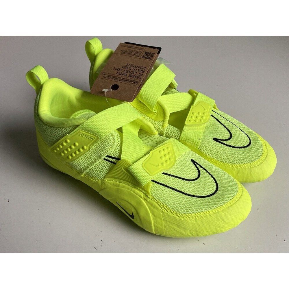 Nike Superrep Cycle 2 NN Men's Size 9 Volt Black-White DH3396-700 NEW - Picture 6 of 15